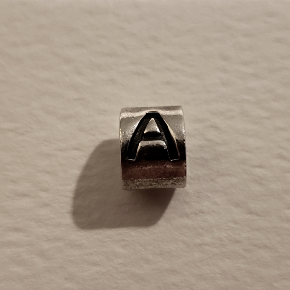 Chamilia Sterling Silver Letter A Charm